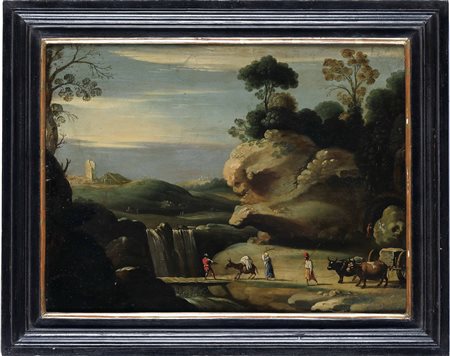 van Poelenburgh Cornelis, Paesaggio antropomorfo