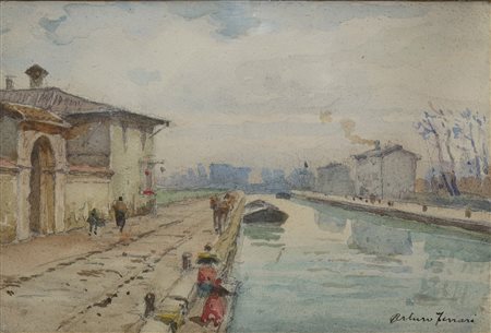 Arturo Ferrari (1861-1932)  - Localita sui navigli
