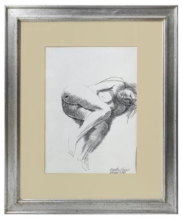Emilio Greco (Catania 1913-Roma 1995)  - Nudo di donna, 1988