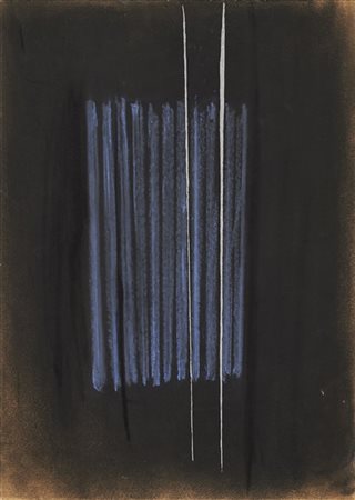 Nunzio "Senza titolo" 1987
tecnica mista su cartoncino
cm 51,5x36,5
Firmato, tit