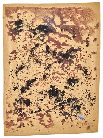Mark Tobey "Untitled" 1966
monotipo e tempera su carta
cm 42x31
Firmato e datato