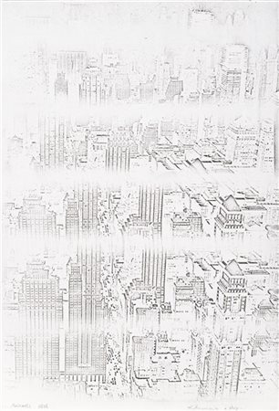 Bruno Munari "Xerografia originale" 1968
lotto di 5 xerografie
cm 37x25 cad.
Tut