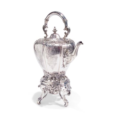 Kettle in argento, Edimburgo 1847 