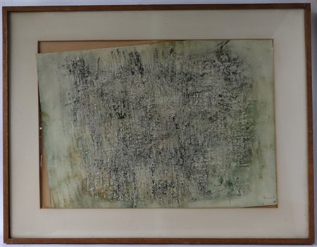 Ugo Recchi "Modulazioni I" 1958
tecnica mista su cartoncino
cm 50x68,5
firmato i