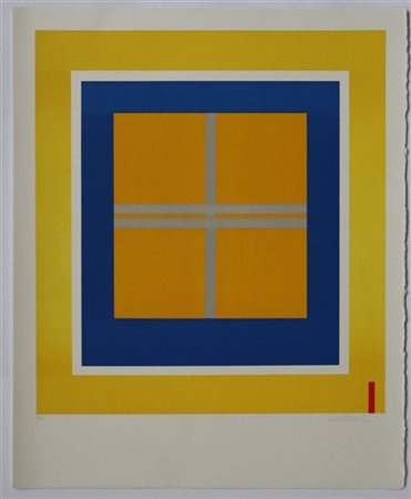 Mauro Reggiani "Senza titolo" 1970
litografia a colori
cm 60x49,5
Firmata e nume