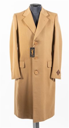 YVES SAINT LAURENT Diffusion Homme Cappotto maschile in lana e cashmere...