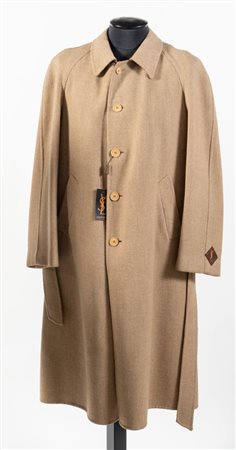 YVES SAINT LAURENT Diffusion Homme Cappotto maschile lungo con cintura color...