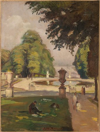 Émile Bernard, Una fontana a St. Cloud, (1930)