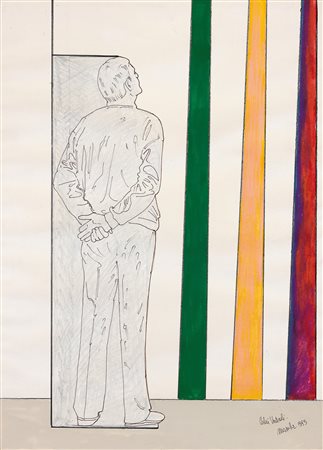 Renato Mambor, Colori verticali, 1993