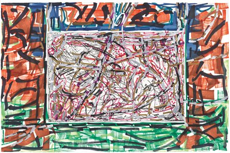 Jean Paul Riopelle, Senza titolo, (1985)