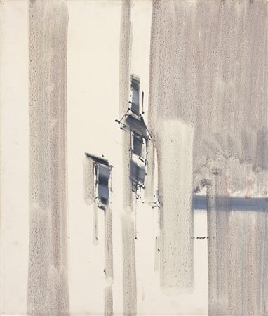 Sergio Romiti, Composizione verticale grigia, (1963)