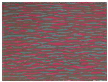 Sol LeWitt, Horizontal Brushstrokers (More or Less), 2003