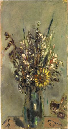 Filippo de Pisis, Vaso di fiori, 1945