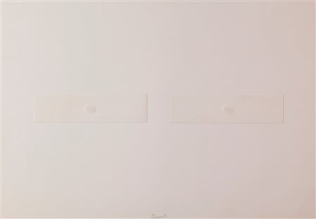 Turi Simeti, 2 piccoli ovali bianchi 1978