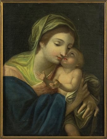 Scuola italiana II metà sec.XVIII "Madonna con 