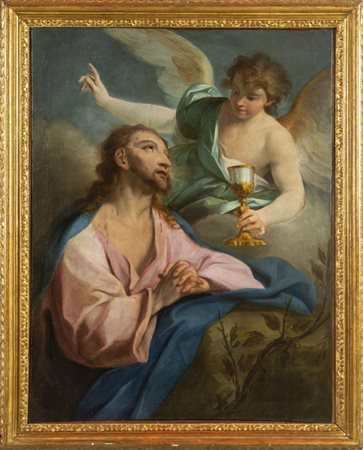 Scuola lombarda sec.XVIII "Cristo e l'Angelo", 