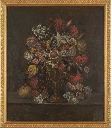 Scuola emiliana sec. XVIII "Vaso di fiori con