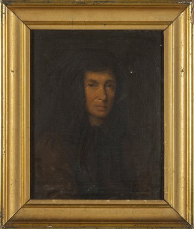 "Ritratto" olio su tela, sec.XVIII<br>cm. 28x36