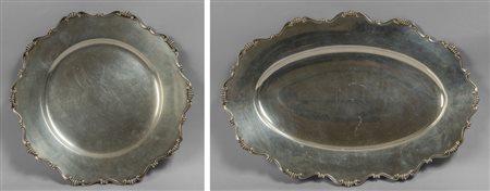 Piatto da portata ovale (cm.54x37) e piatto da 