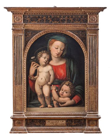 Bartolomeo Neroni, detto il Riccio [attribuito a] (Siena 1505-1571) Madonna...