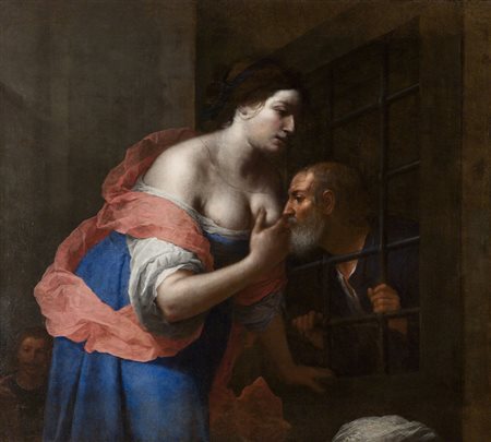 Giovanni Martinelli (Montevarchi 1600 – Firenze 1659) Carità romana Olio su...