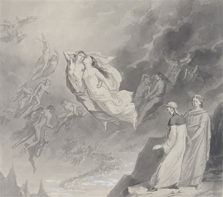 Paul Gustave Doré [attribuito a] (Strasburgo 1832 - Parigi 1883) Episodio...