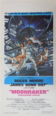 Locandina film ''James Bond 007- Moonraker operazione spazio'', 1979