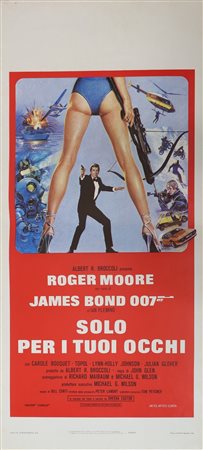 Locandina film ''James Bond 007 - Solo per i tuoi occhi'', 1981