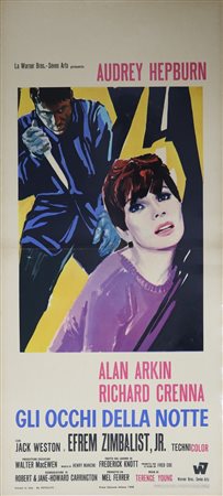 Locandina cinema ''Gli occhi della notte'', 1968