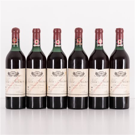  
Lotto di 6 bottiglie Chianti riserva Villa Antinori 1957
 