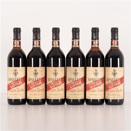  
Lotto di 6 bottiglie Chianti Spalletti 1968
 