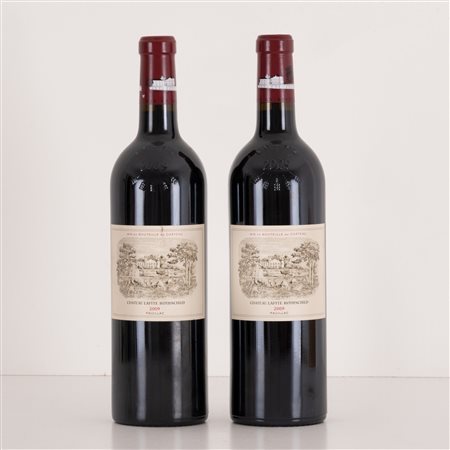  
Lotto di 2 bottiglie Bordaux Chateaux Lafite Rotshild 2009
 