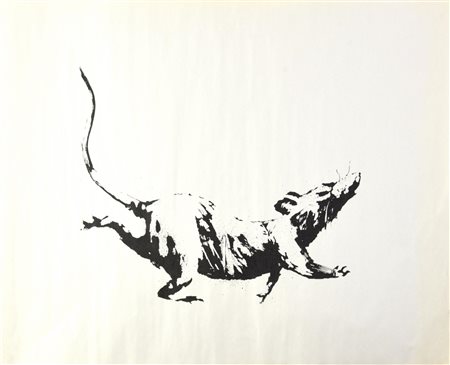 Banksy RAT. GROSS DOMESTIC PRODUCT serigrafia, cm 40x50 eseguito nel 2019...