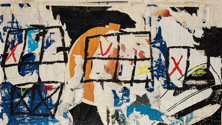 Mimmo Rotella (Catanzaro 1918-Milano  2006)  - Gibelins , 1992-1997