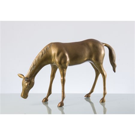 NINO GERACI, Cavallo, Scultura in bronzo