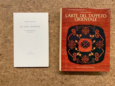 TAPPETI ORIENTALI E POESIE DI CARLO SAGGIO - Lotto unico di un catalogo e un'edizione d'arte