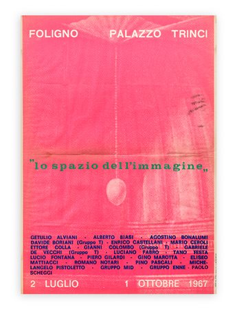ARTE ITALIANA DEL DOPOGUERRA - Lo spazio dell'immagine, 1967