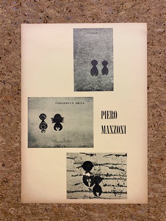 PIERO MANZONI - Piero Manzoni, 1957