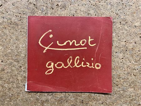 CATALOGHI AUTOGRAFATI (PINOT GALLIZIO) - Pinot Gallizio. La Gibigianna, 1960