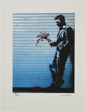 Da Banksy SENZA TITOLO eliografia su carta Arches, cm 38x28,5; es. 75/300...