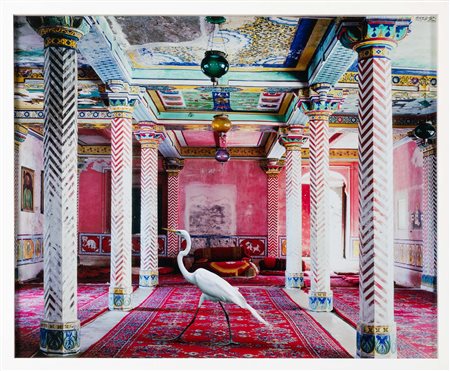 Karen Knorr, Flight to Freedom, Durbar Hall, Dungarpur, dalla serie “India Song”, 2010