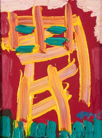 Karel Appel, Senza titolo (Monica), 1987