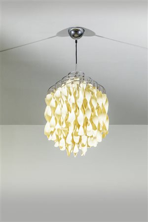 VERNER PANTON<BR>Lampadario mod. Spiral