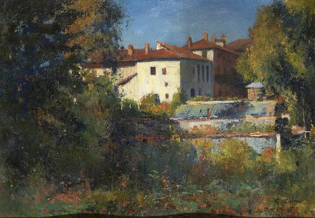 GIOVANNI COLMO<BR>Torino 1867 - 1947<BR>"Casa bianca"