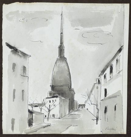 ENRICO PAULUCCI<BR>Genova 1901 - 1999 Torino<BR>"La Mole" 1936