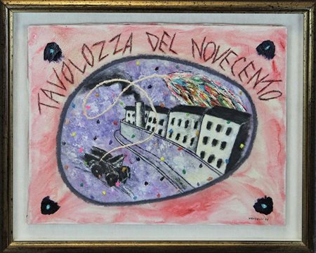 BRUNO DONZELLI, "Tavolozza del novecento", 1988