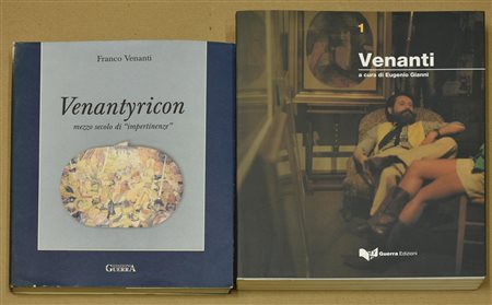 LOTTO DI DUE LIBRI FRANCO VENANTI Venantyricon: cm 26x22, edizioni Guerra...