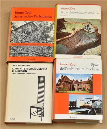 LOTTO DI 4 LIBRI -Storia dell'architettura moderna -L'architettura moderna e...