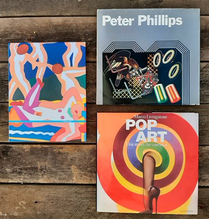 PETER PHILLIPS, TOM WESSELMANN E LA POP ART – Lotto unico di 3 cataloghi