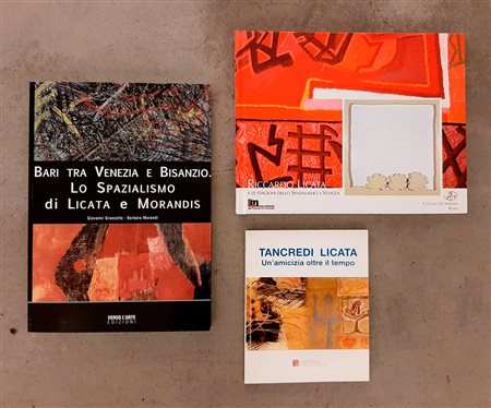 RICCARDO LICATA (1929-2014) E LO SPAZIALISMO VENEZIANO – Lotto unico di 3 cataloghi